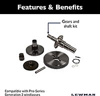 LEWMAR Generation 3 Pro-Series Gears & Shaft Kit