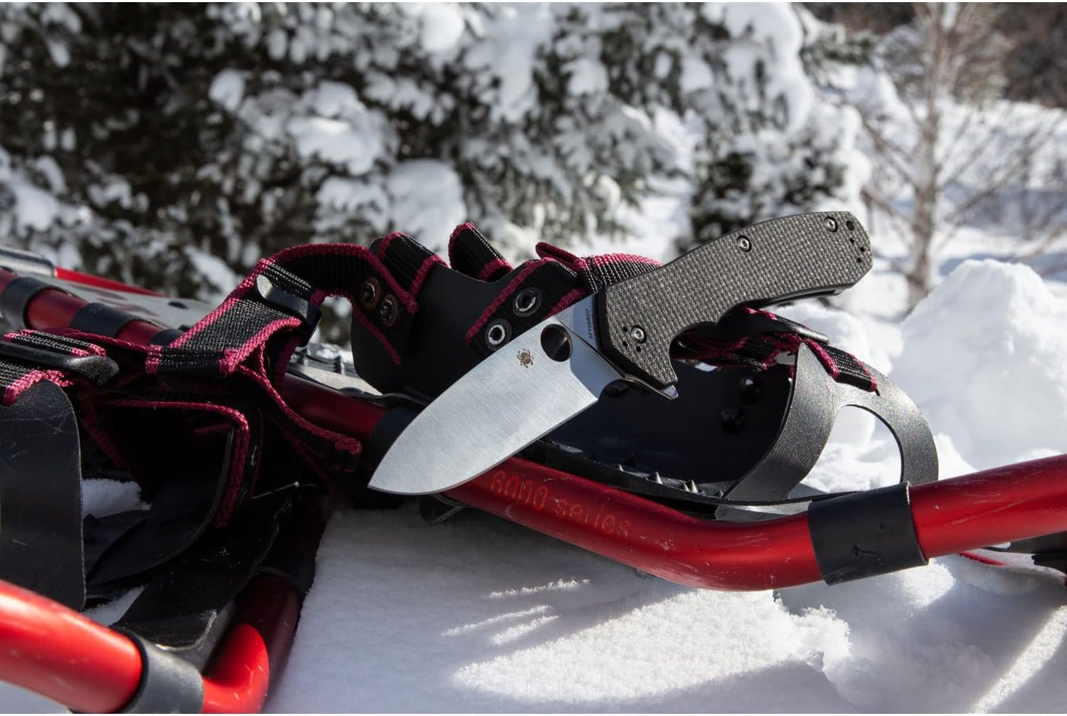 Spyderco Amalgam Premium Flipper Knife with 3.8" CPM S30V Stainless Steel Blade and Textured Carbon Fiber G-10 Handle