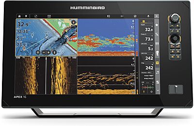 Humminbird APEX VX Series GPS Fish Finder & Chartplotter with LakeMaster and CoastMaster VX Maps