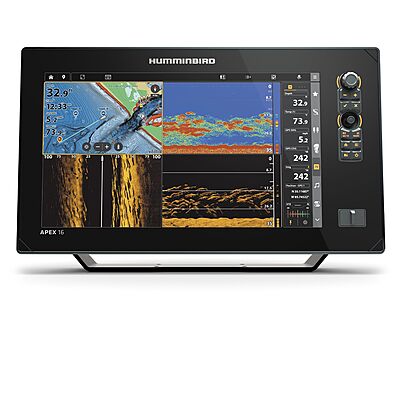 Humminbird APEX VX Series GPS Fish Finder & Chartplotter with LakeMaster and CoastMaster VX Maps