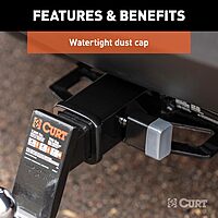 CURT 23024 Trailer Hitch Lock, 1/2-Inch Pin Diameter, 5/8-Inch Adapter, Fits 1-1/4 or 2-Inch Receiver (Pack of 4) No Size