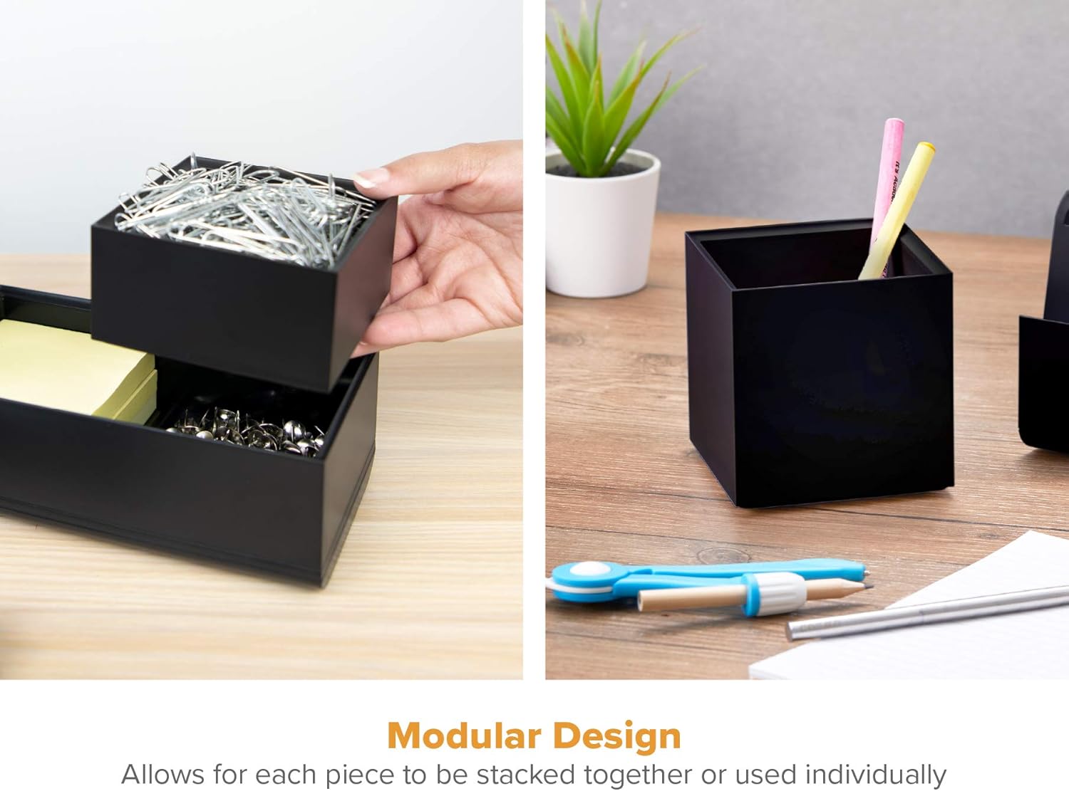 Bostitch Office Konnect Stackable Desk Organizer Accessories