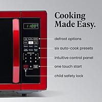 Farberware Countertop Microwave Oven 1000 Watts with LED Lighting & Child Lock