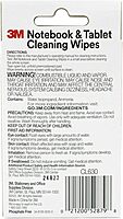3M Notebook Screen Cleaning Wipes, 3.9 x 6.9 Inches (CL630), White, 24 individual wet wipes (Packaging may vary)