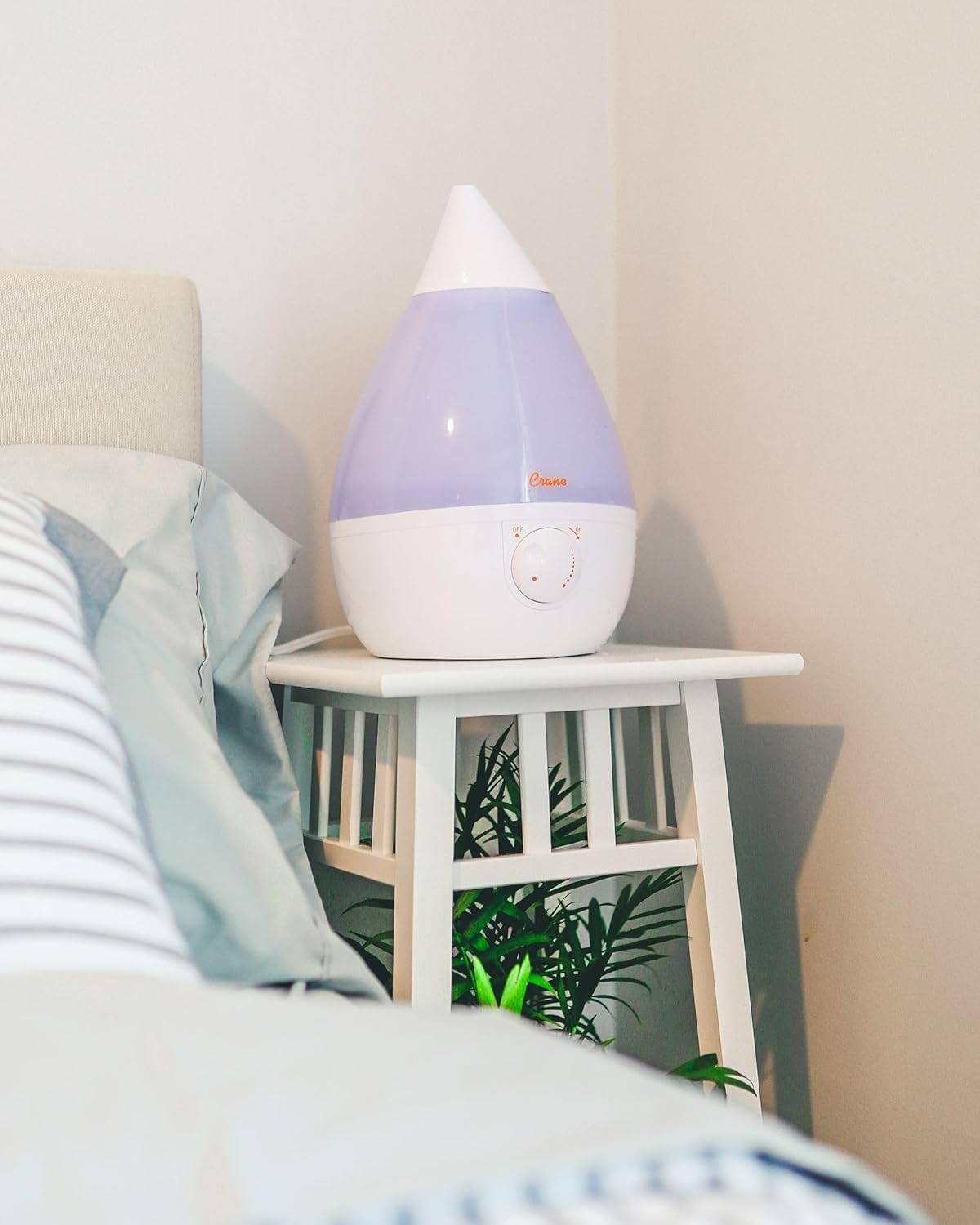 CRANE Drop 1-Gallon Ultrasonic Cool Mist Humidifier