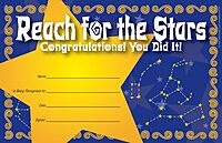 Barker Creek Recognition Awards, Reach for The Stars, Celebrate Student Achievements with These Colorful Awards