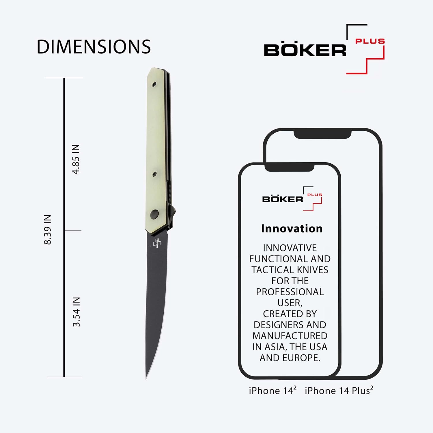 BÖKER PLUS Kwaiken Air Minimalist Ultra Light EDC Pocket Knife
