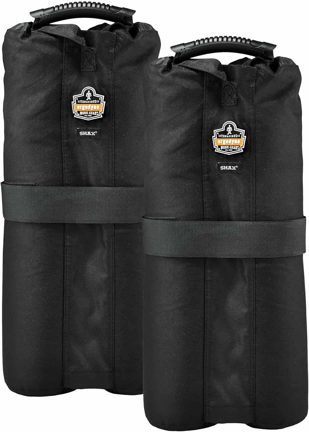 Weight Bags for Pop Up Canopy Tents or Umbrellas, Set of 2, Ergodyne SHAX 6094 , Black