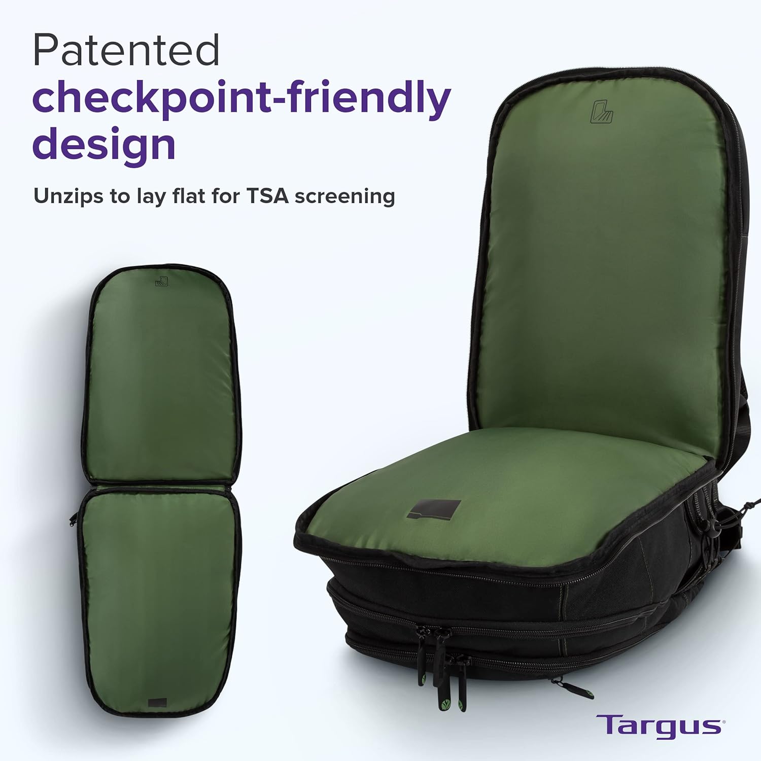 TARGUS Spruce EcoSmart Travel Laptop Backpack, TSA-Friendly