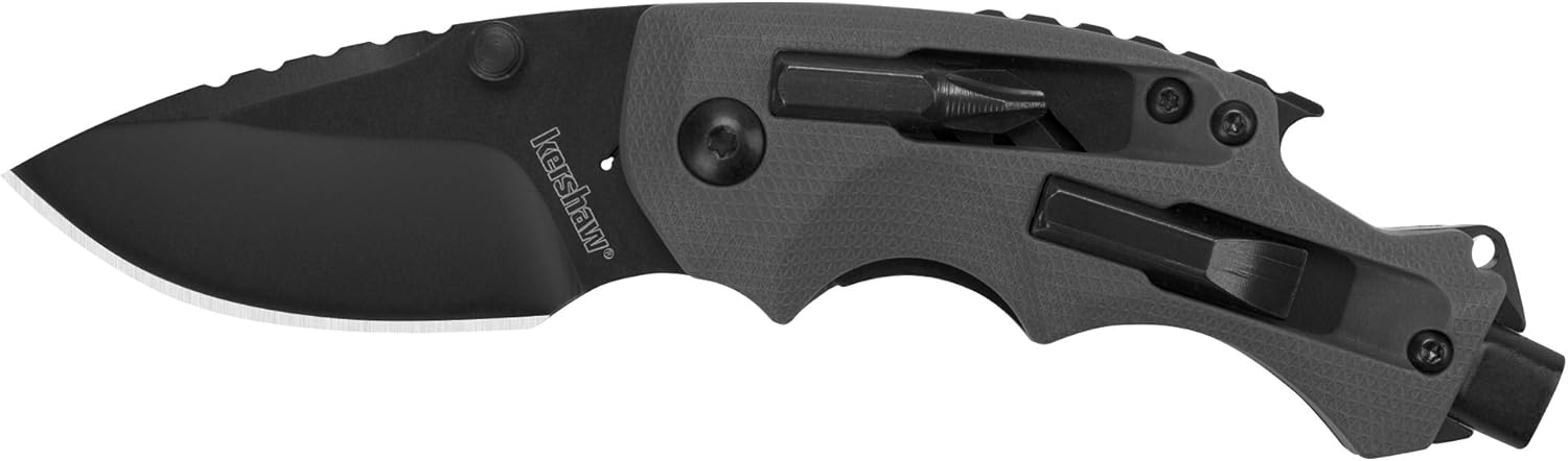 KERSHAW Shuffle DIY Compact Multifunction Folding Pocket Knife