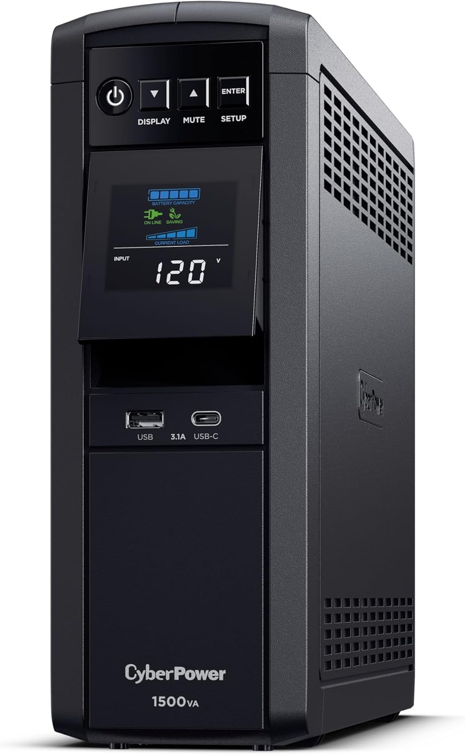 CyberPower PFC Sinewave UPS Battery Backup and Surge Protector, Mini-Tower