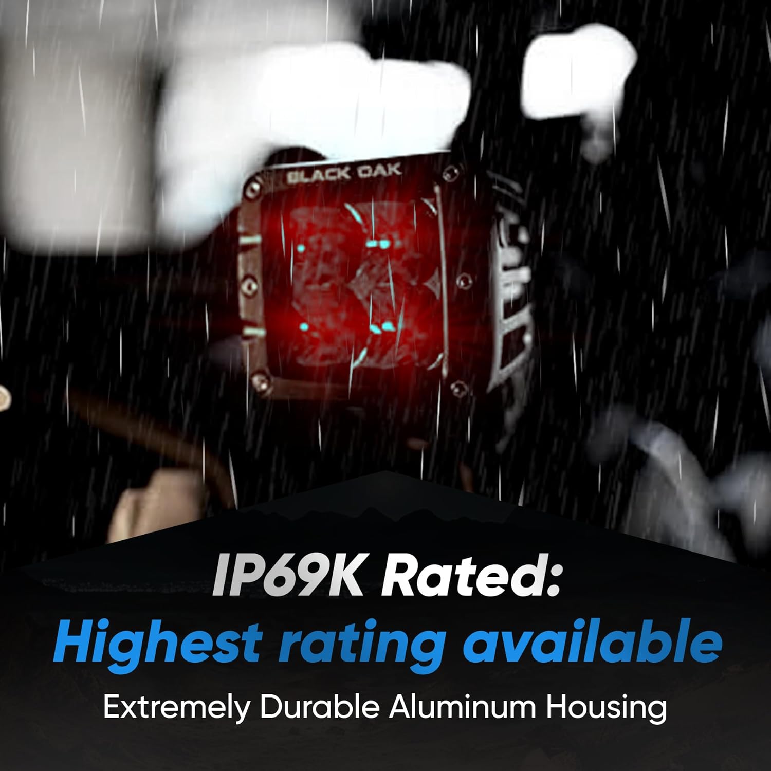 Black Oak Vehicle Infrared LED POD Light - Tactical LED Light POD Off Road Hunting for Night Vision 2 Inch