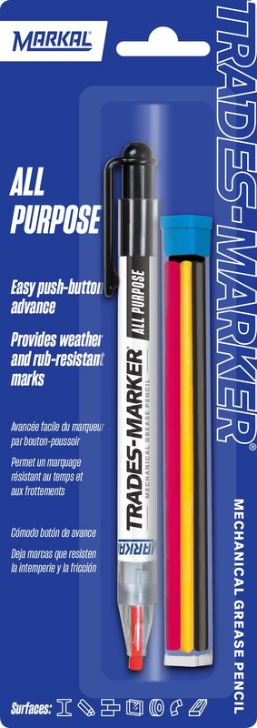 Markal Trades-Marker Refillable All-Surface Marker and Refills