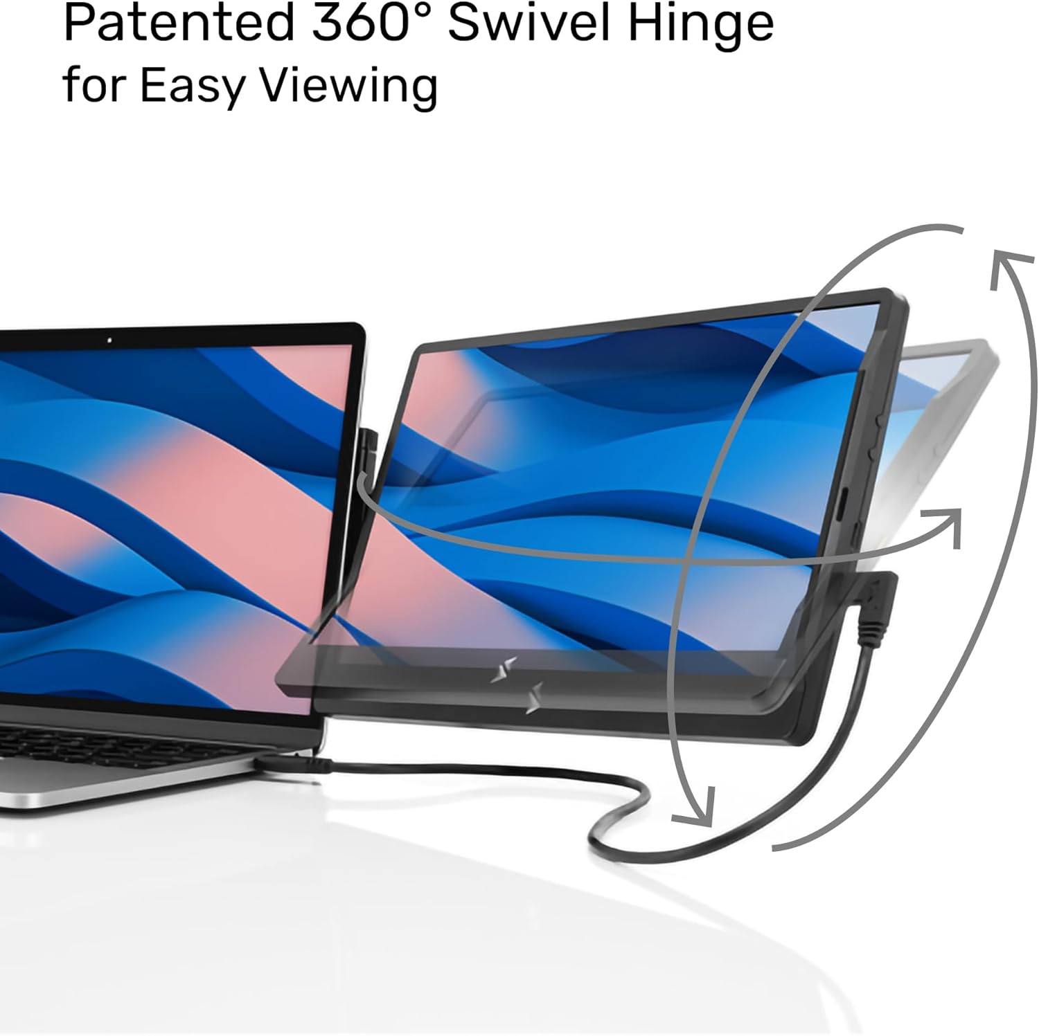 SideTrak Swivel 12.5" Portable Full HD Monitor for Laptop
