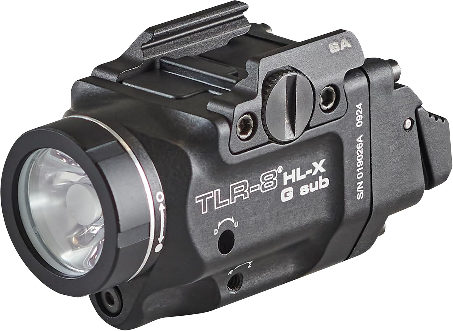 Streamlight 69479 TLR-8 HL-X G sub USB 1000-Lumen Weapon Rail-Mounted Rechargeable Tactical Flashlight with Integrated Green
