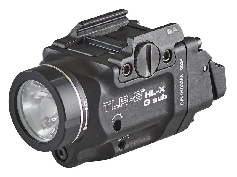 Streamlight 69479 TLR-8 HL-X G sub USB 1000-Lumen Weapon Rail-Mounted Rechargeable Tactical Flashlight with Integrated Green