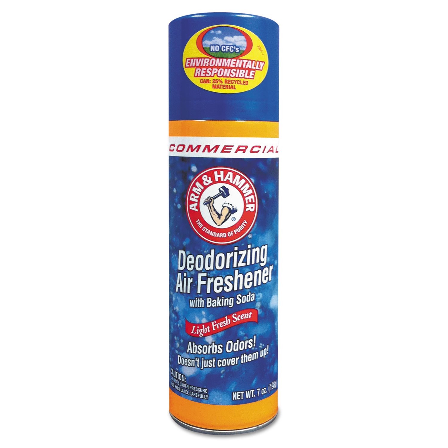 Arm & Hammer 3320094170CT Baking Soda Air Freshener, Aerosol, Light Fresh, 7 oz (Pack of 12)