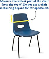 Carson Dellosa 15"W x 19"H Chairback Buddy Desk Chair Back Pocket Organizer