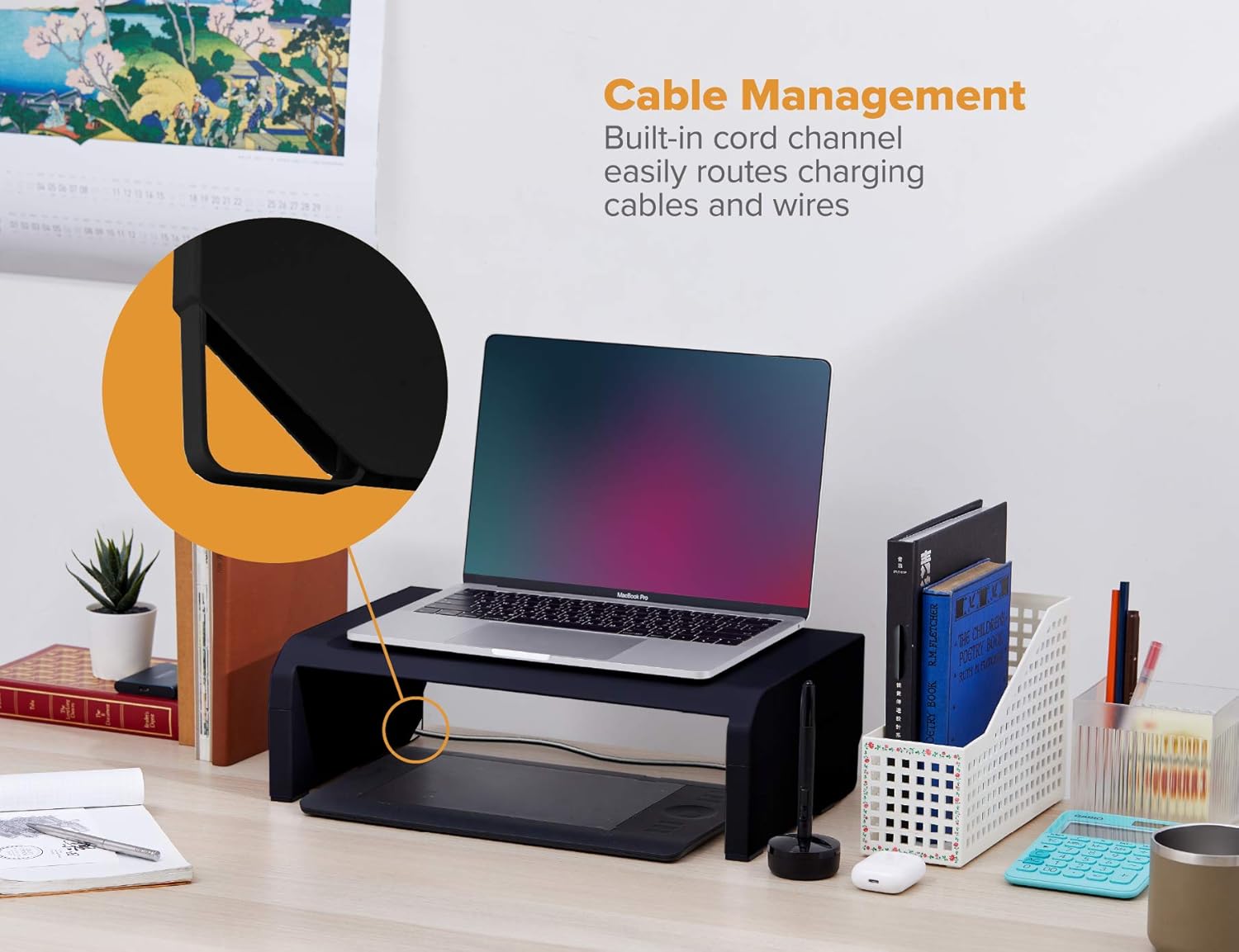 Bostitch Konnect Adjustable Monitor Stand Riser