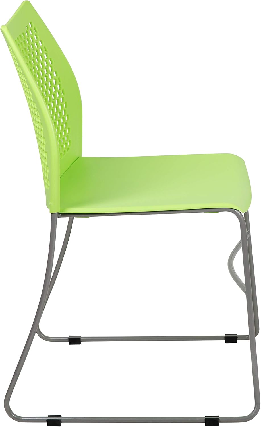 Flash Furniture HERCULES Series 661 lb Capacity Stack Chair with Air-Vent Back and Sled Base