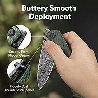 CIVIVI Sokoke Folding Pocket Knife for EDC, 3.35\" Blade