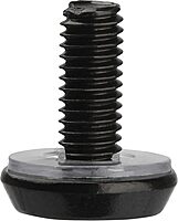 StarTech.com 50 Pack 10-32 Server Rack Cage Nuts and Screws w/Washers - Rack Mount Hardware Kit - Network/IT Equipment Cabinet Clip/Captive Nuts & Bolts for Square Holes - Black - TAA (CABSCREW1032)