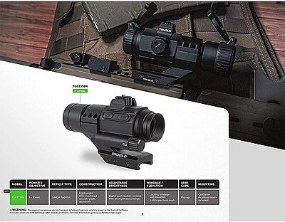 TRUGLO IGNITE 30mm 2-MOA Dot Sight