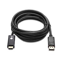 SIIG DisplayPort 1.2 to HDMI 1.4 Cable 4K @30Hz - DP to HDMI Male to Male Adapter - HDCP - 10 Feet