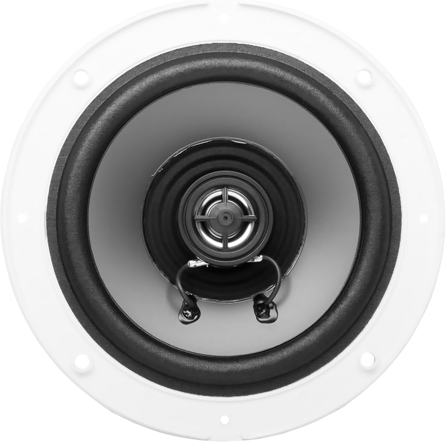 BOSS Audio Systems MR60W 6.5 inch Marine Boat Stereo Speakers - 200 Watts (pair), 2 Way, Full Range, Tweeters, Coaxial