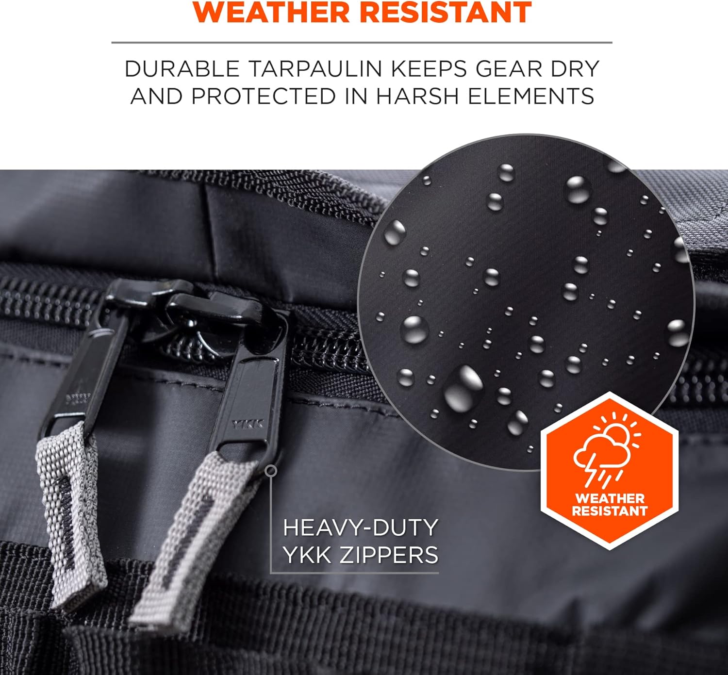 ERGODYNE Arsenal 5030 Water-Resistant Tarpaulin Duffel Bag