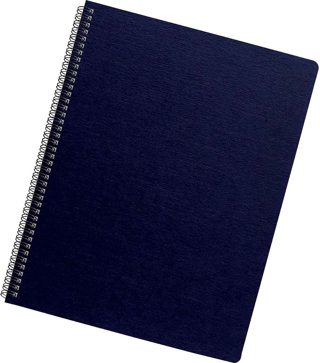 Futura Oversized Pre-Punched Presentation Covers, Plastic, Round Corners, 11.25 x 8.75, Navy, 25/Pack