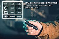 STREAMLIGHT MicroStream USB 250-Lumen Ultra-Compact Rechargeable Flashlight