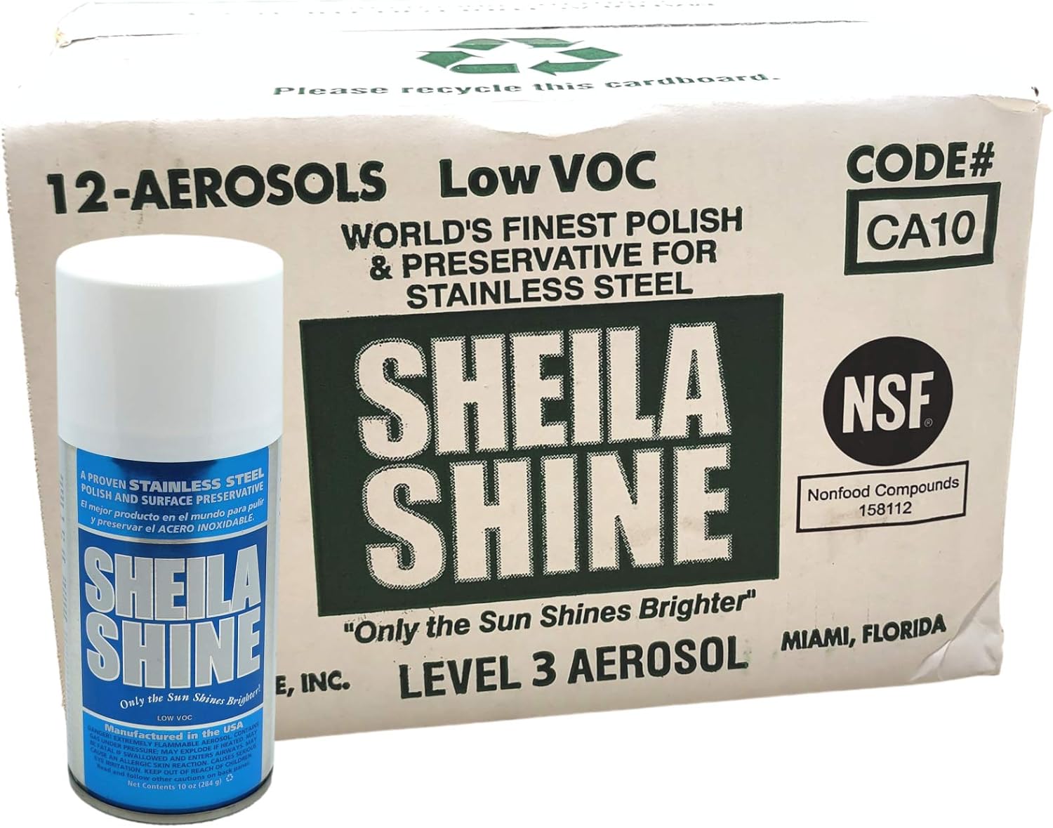 SHEILA SHINE Low VOC Stainless Steel Cleaner and Polish