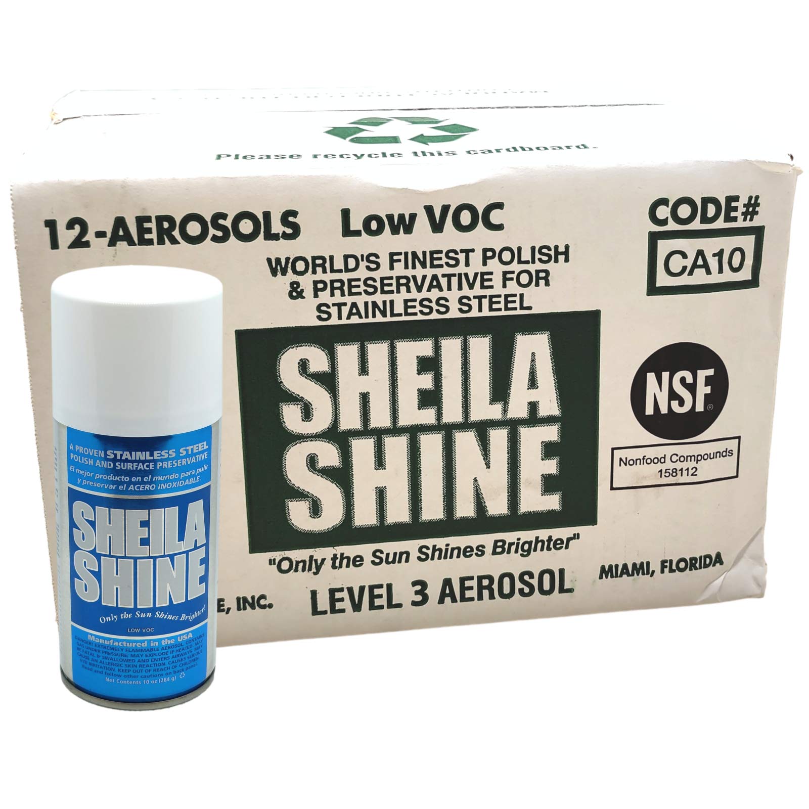 SHEILA SHINE Low VOC Stainless Steel Cleaner and Polish