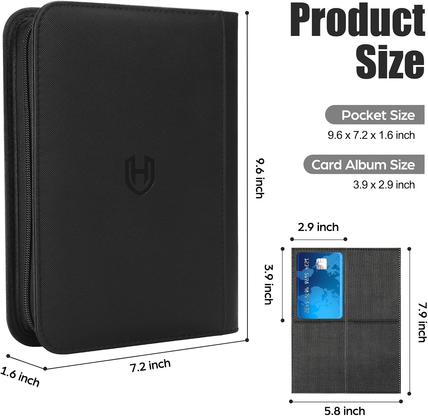 Card Binder - 288 Pockets - Black