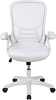 Flash Furniture Porter High-Back Mesh Ergonomic Swivel Office Chair with Adjustable Lumbar Support and Flip-Up Armrests