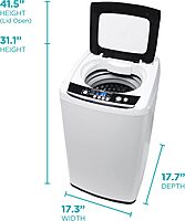 BLACK+DECKER Portable Washer, Top-Load with Stainless Steel Tub