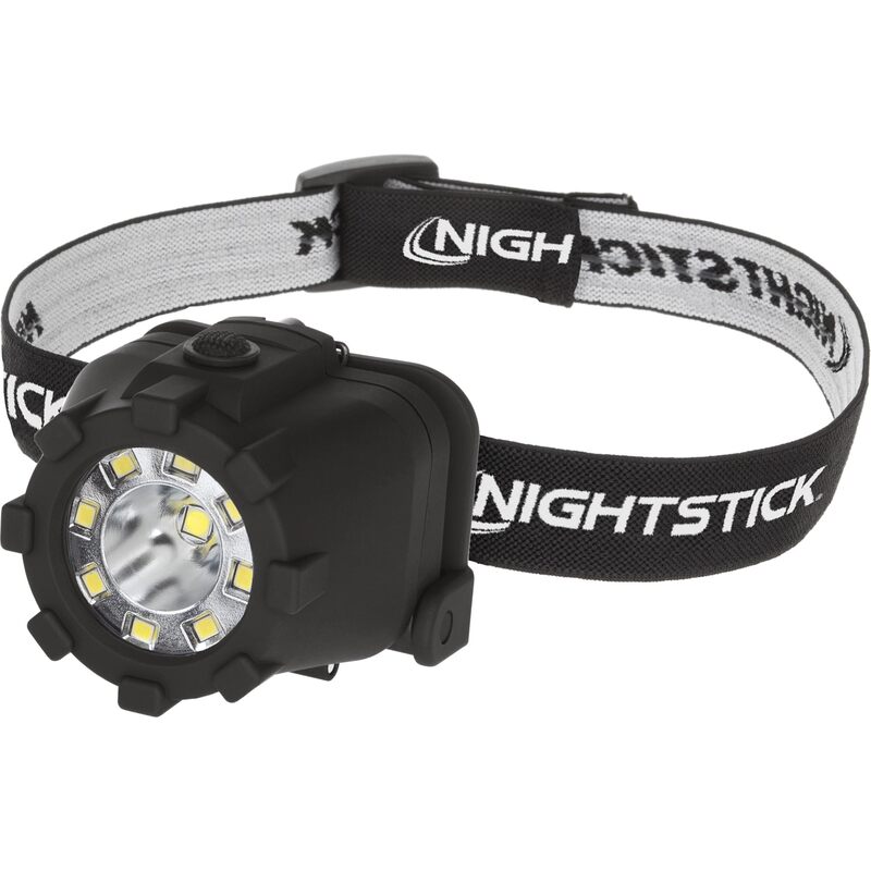 Nightstick NSP-4602B Dual-Light Headlamp, Black