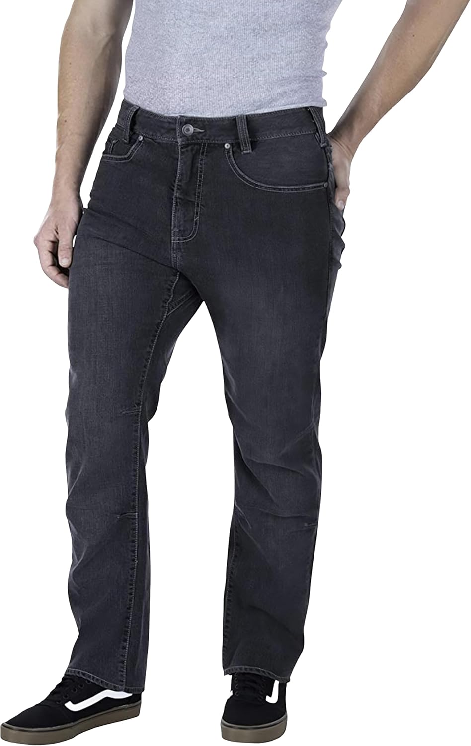 VERTX Defiance Men's Tactical Jeans, Relaxed Fit Stretch, 11 Pockets
