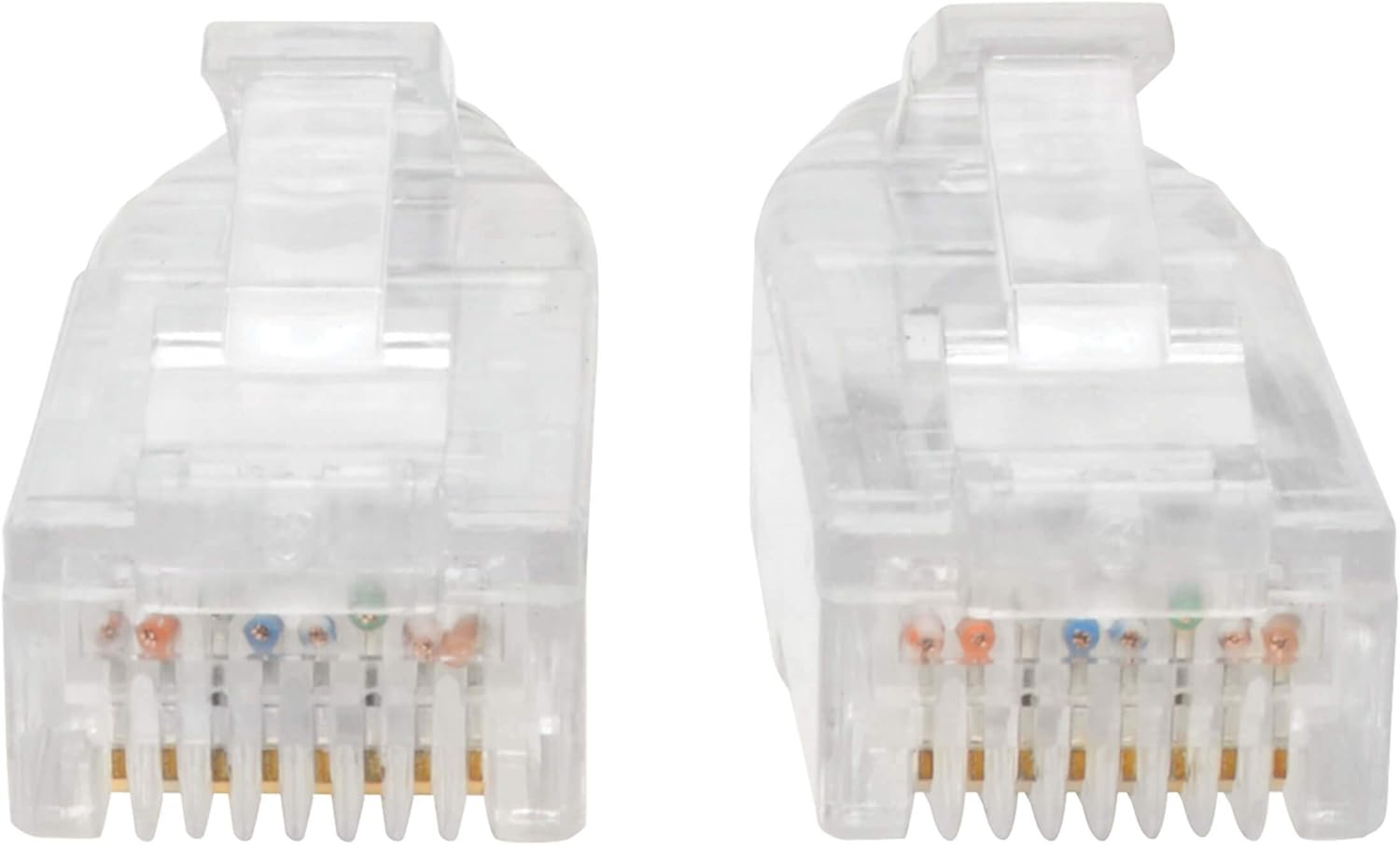 Tripp Lite Cat6 UTP Patch Cable (RJ45), M/M, Cat6 Ethernet Cable, Gigabit (1 Gbps), Molded, Slim, Gray, 8 in. (N201-S8N-GY)