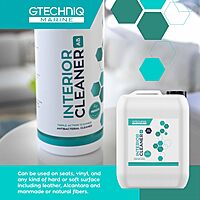 Gtechniq Marine Interior Cleaner for Hard and Soft Surfaces on Boat, Powerboat, Jet Ski and Yacht - Dirt Repellent, 5L