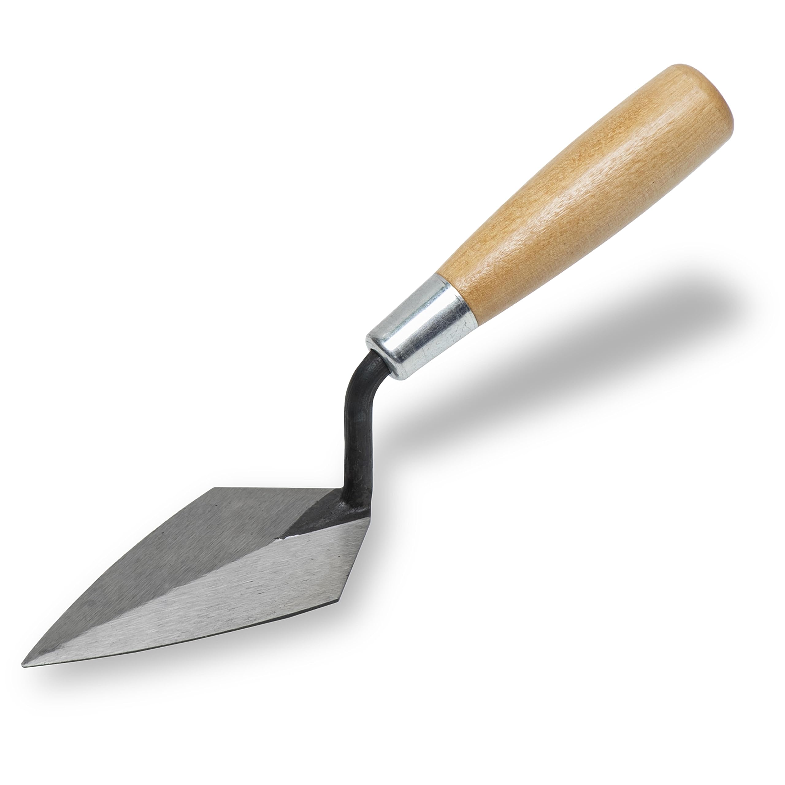 Marshalltown Masonry Pointing Trowel, Philadelphia Style, 7 Inch X 3 Inch, Wood Handle, Made In The USA, 45 7 One Size