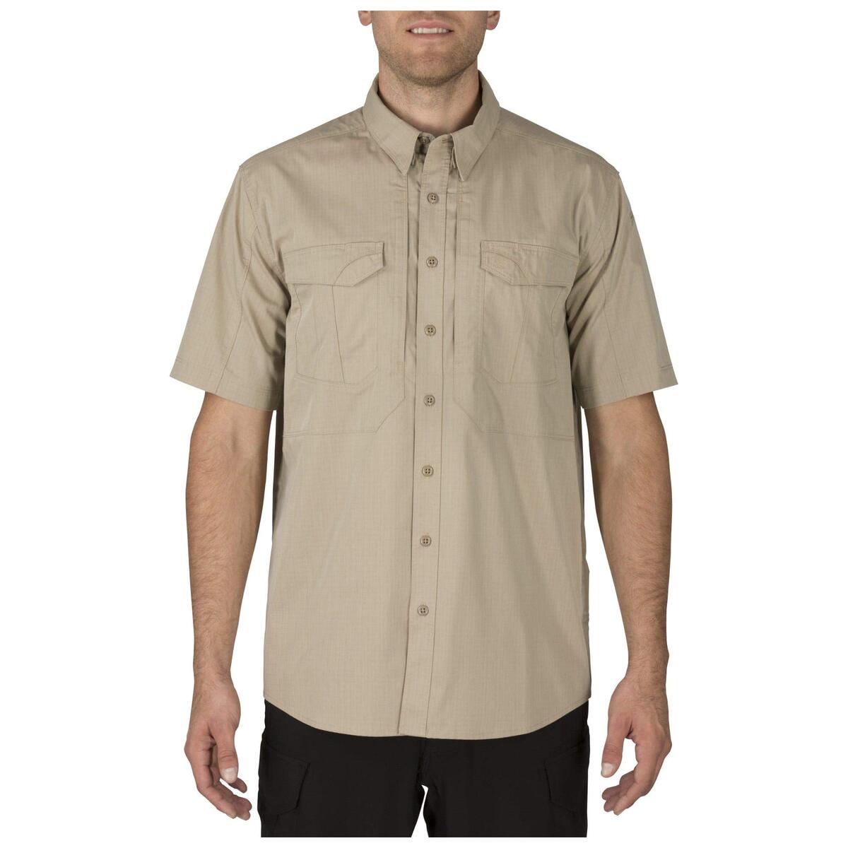 5.11 Tactical Men's Stryke Short-Sleeve Polo Shirt, Flex-Tac Teflon
