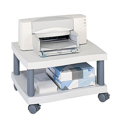 SAFCO Wave Under-Desk Printer Stand & Rolling Cart