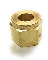 Western Enterprises#16-2, PKGD: CGA 300 Hex Nut/ACETYLN