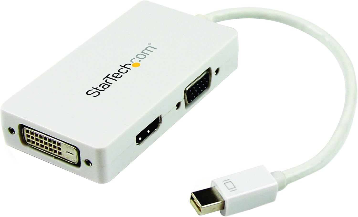 StarTech.com 3-in-1 Mini DisplayPort Adapter - Mini DP to HDMI, DVI, VGA or DisplayPort