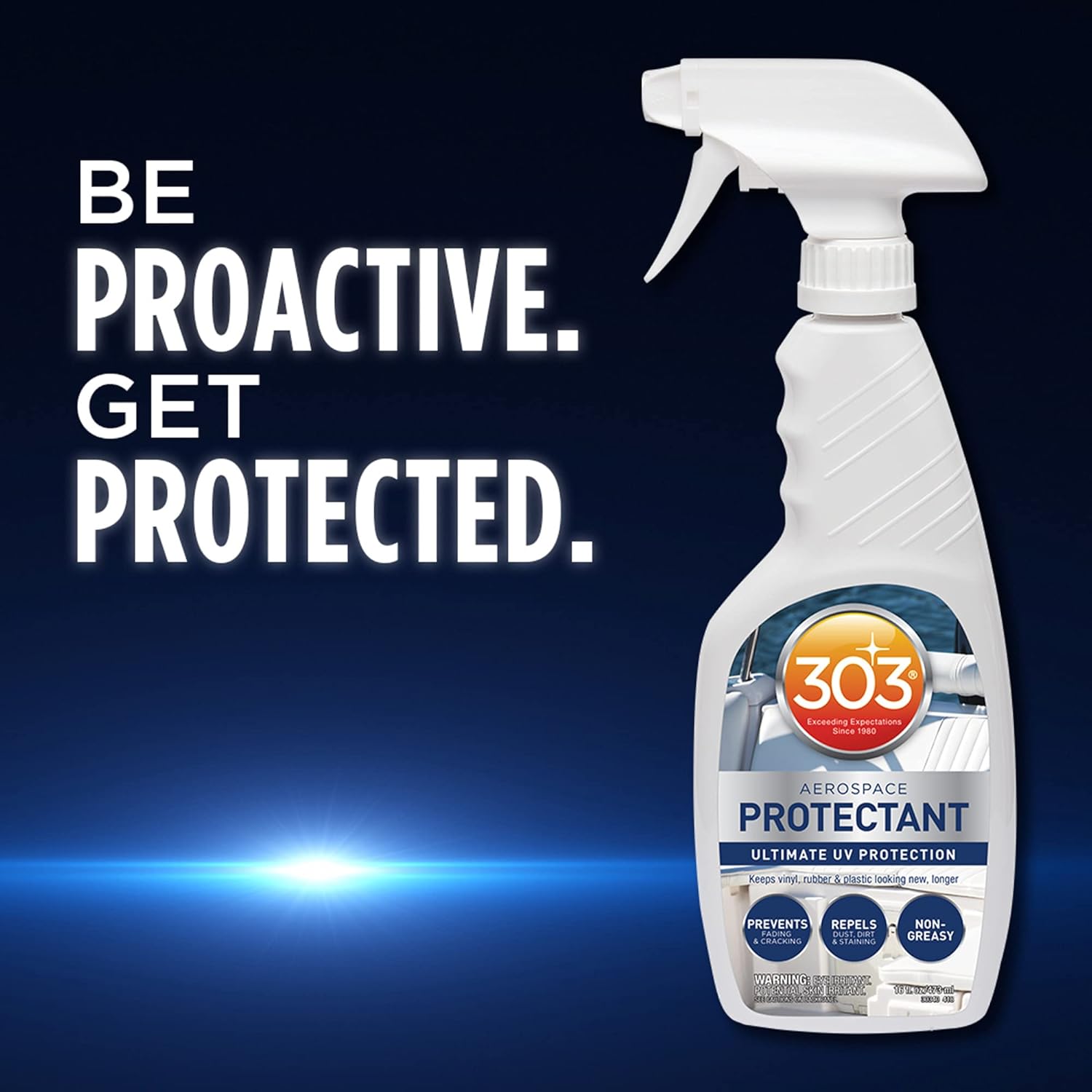 303 Products Marine Aerospace Protectant Spray – UV Protection, Repels Dust, Dirt, & Staining, Matte Finish