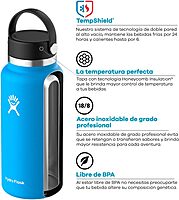 HYDRO FLASK Wide Mouth Insulated Bottle with Flex Sip Lid