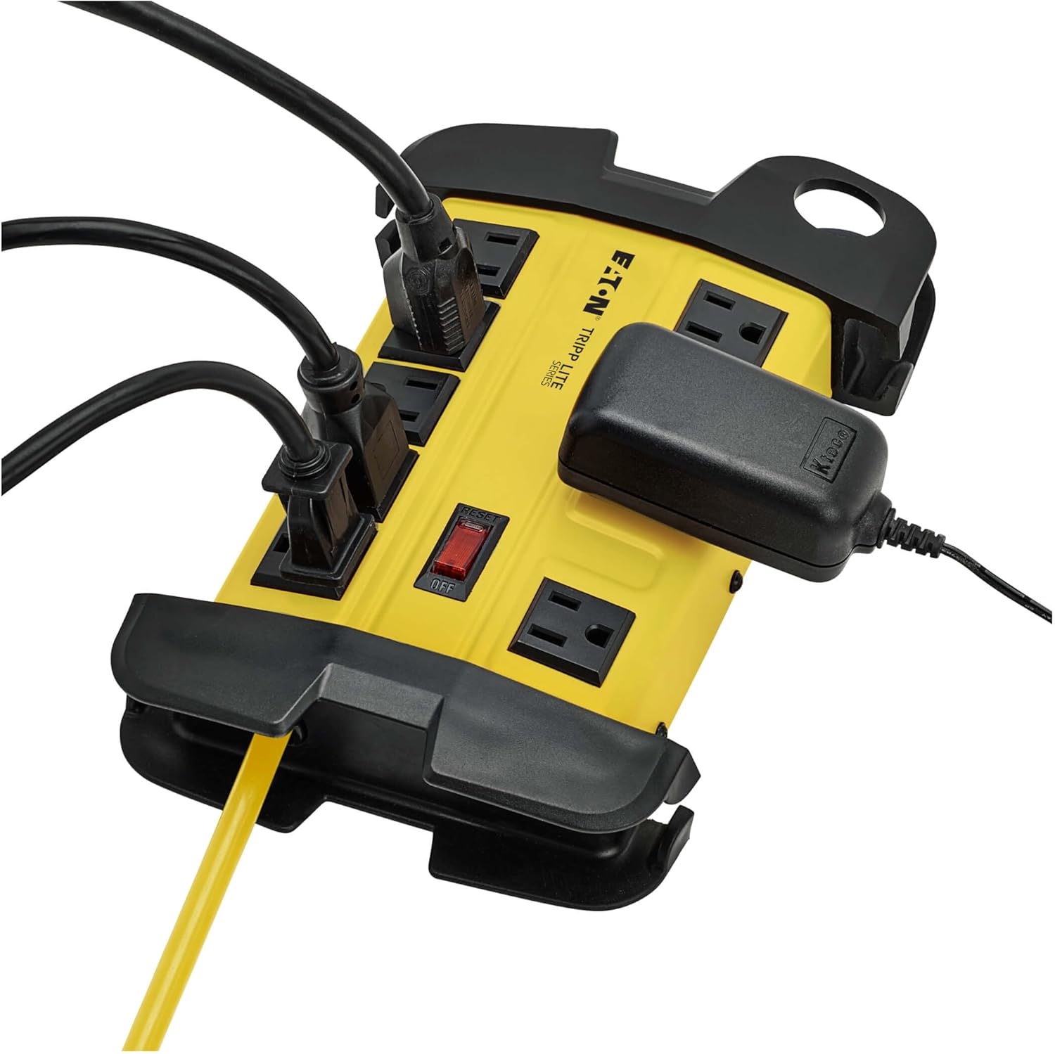 TRIPP LITE Heavy Duty Safety Power Strip, Metal Housing, Yellow