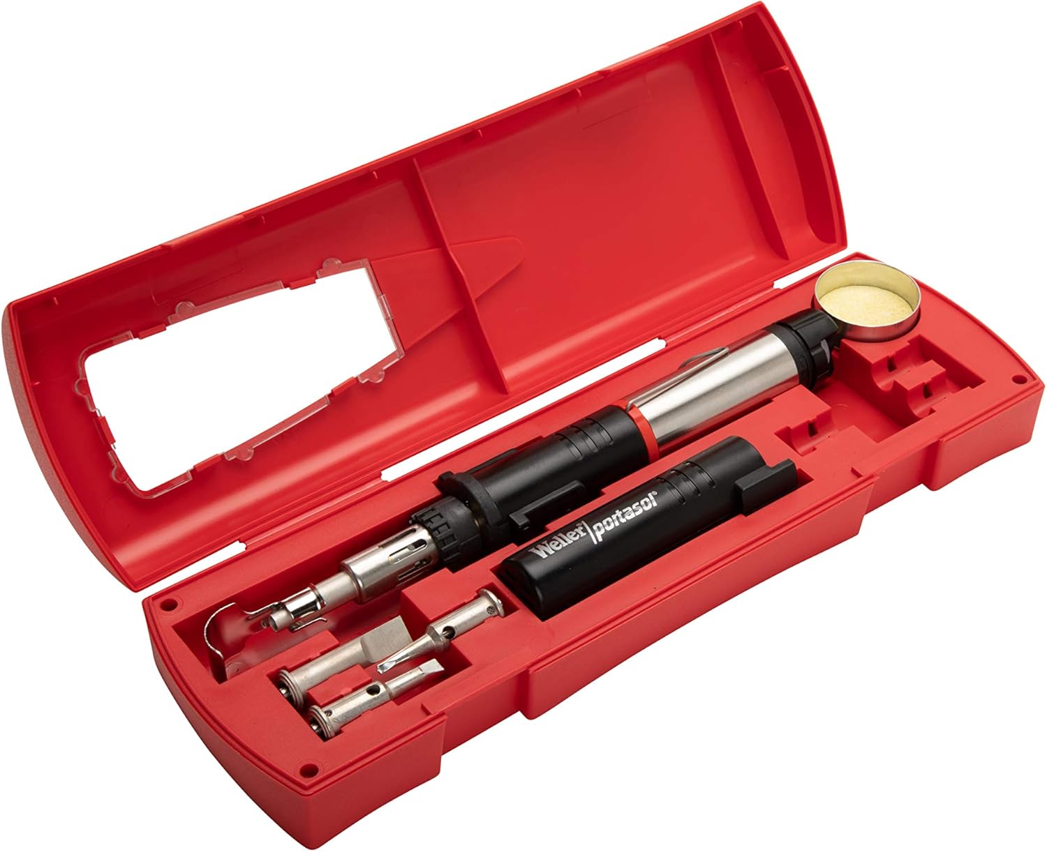 Weller Super-Pro Self Igniting Cordless Butane Soldering Iron Kit | PSI100K 6-piece kit